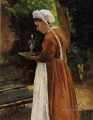 la sirvienta 1867 Camille Pissarro